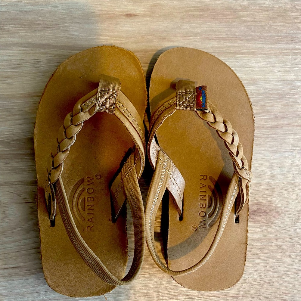 Toddler Rainbow Sandals. Toddler Size 7/8. NWOT